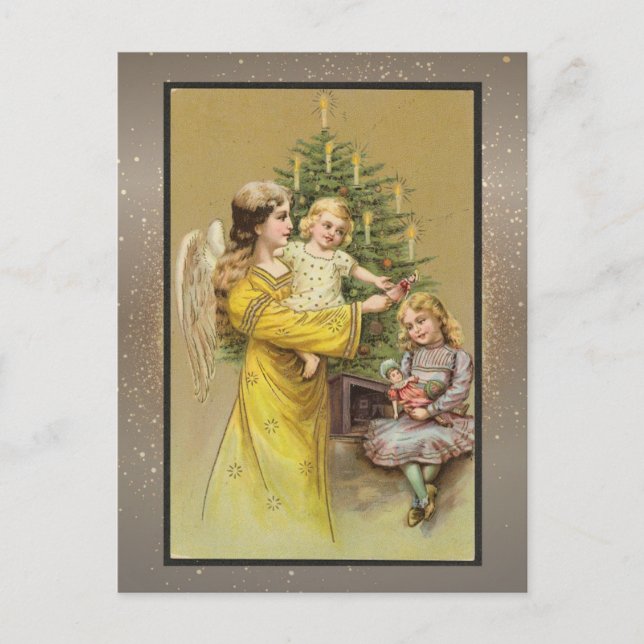 Postale Carte de Noël religieuse vintage (Devant)