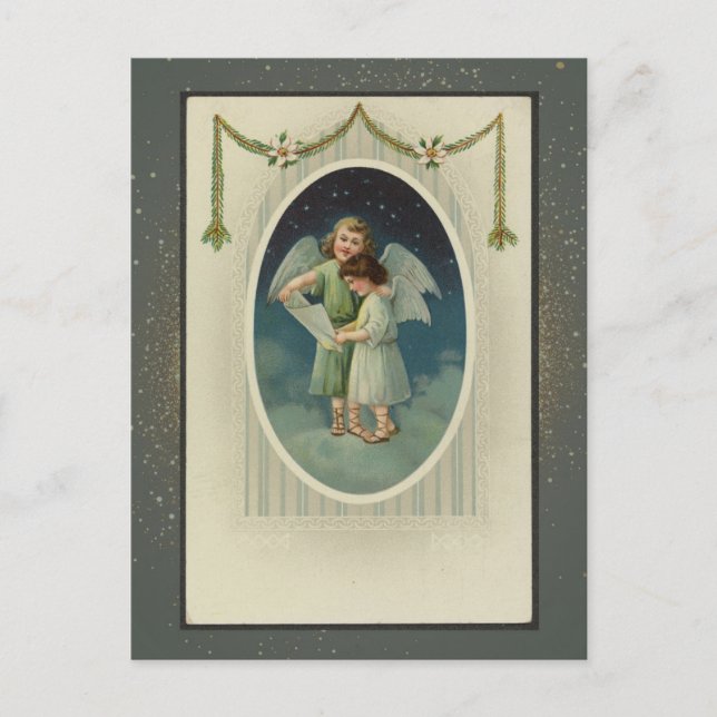 Postale Carte de Noël religieuse vintage (Devant)