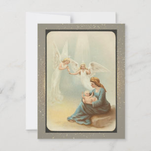 Postale Carte de Noël religieuse vintage