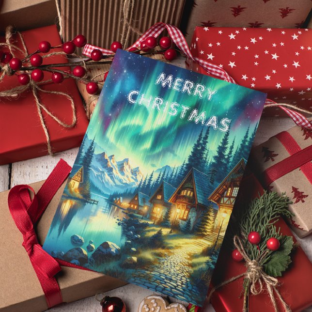 Postale Carte de Noël Solitudes Haven (Créateur téléchargé)