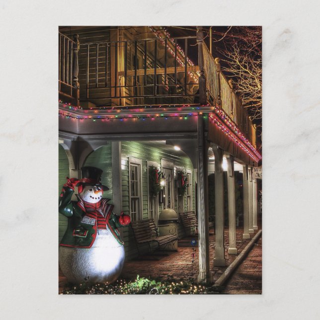 Postale carte de Noël vintage (Devant)