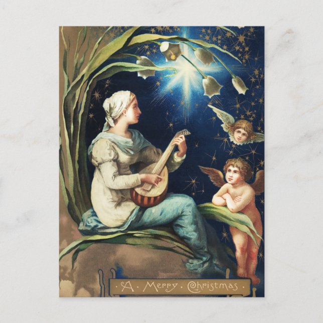 Postale Carte de Noël vintage (Devant)