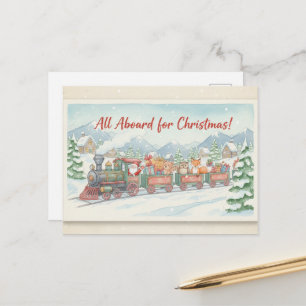 Postale Carte de Noël vintage