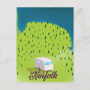 Postale Carte de Norfolk Caravan