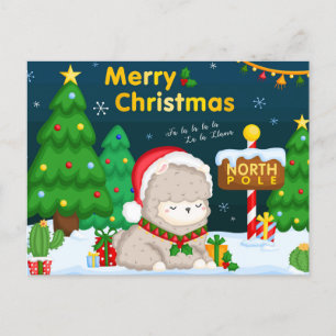 Postale Carte de note de Noël Joyeux