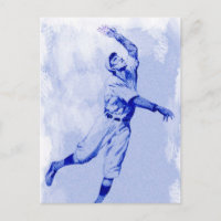 Carte de note vintage de base-ball Fielfer