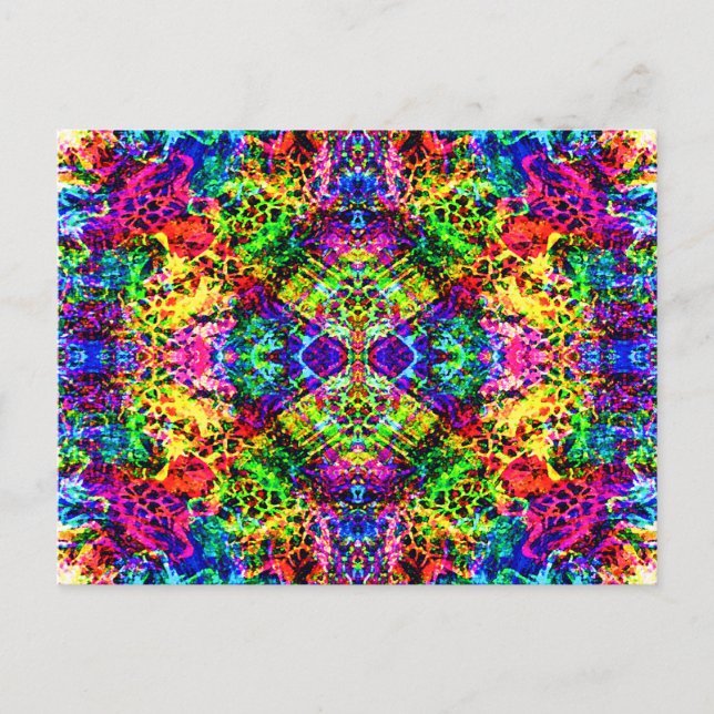 Postale Carte de notes de rêve multicolore (Devant)