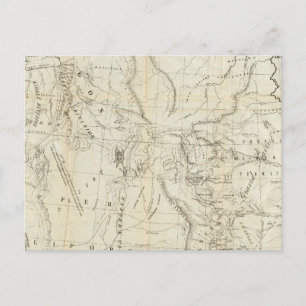 Postale Carte de Oregon, Californie, Nouveau-Mexique