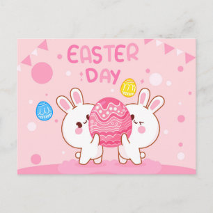 Postale Carte de Pâques mignonne