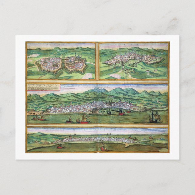 Postale Carte de Parme, Sienne, Palerme et Drepanum, de ' (Devant)