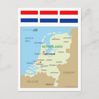 Postale Carte de Pays-Bas