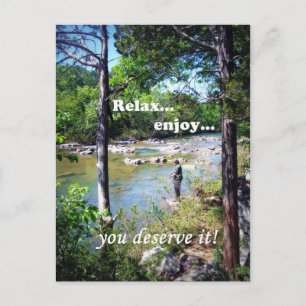 Postale Carte de pêche