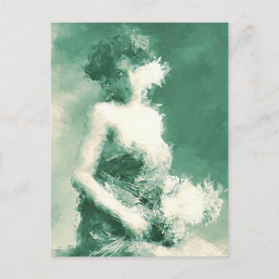 Postale Carte de peinture victorienne