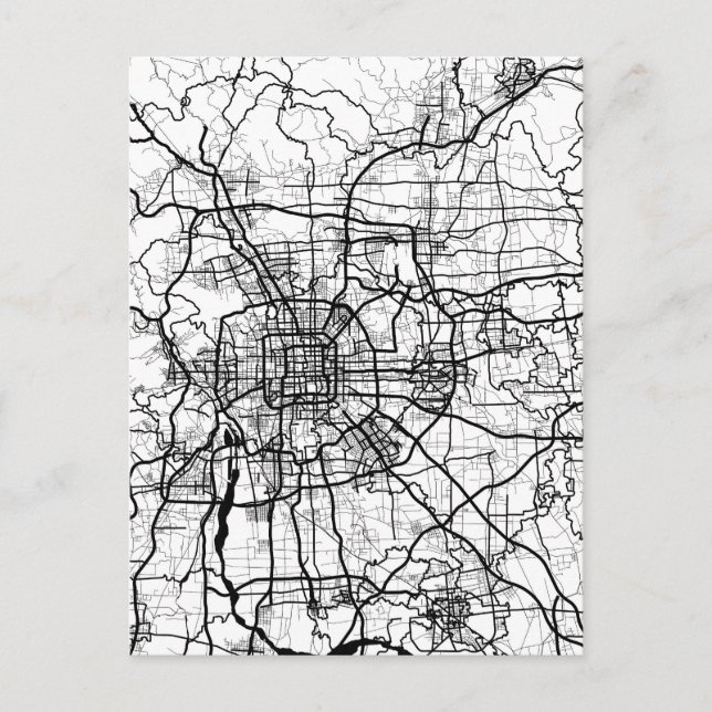 Postale Carte de Pékin Chine (Devant)