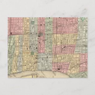 Postale Carte de Philadelphie par Mitchell