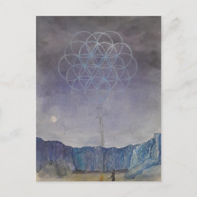 Postale Carte de poste de danse sacrée (Devant)