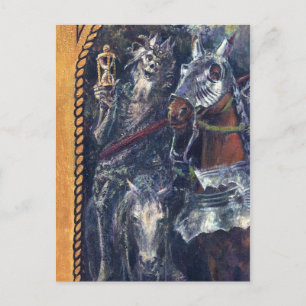 Postale Carte de poste de décès de la Faucheuse