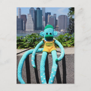 Postale Carte de poste de singe Mars Sock - Stuart