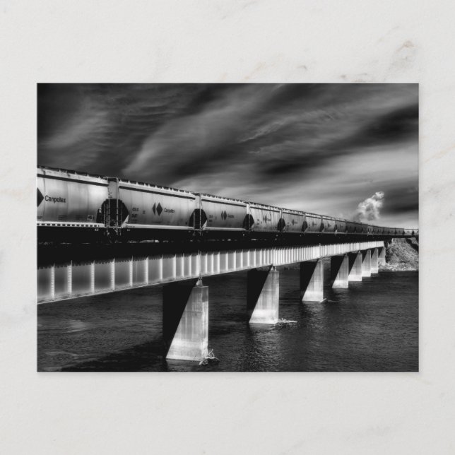 Postale Carte de poste de train de marchandises (Devant)