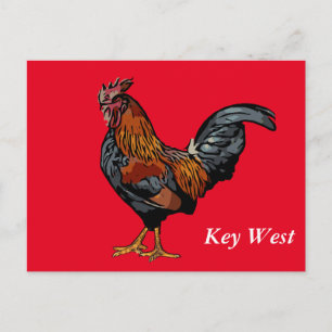 Postale Carte de poste West Roster Red