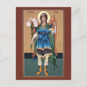Postale Carte de prière Archangel Gabriel