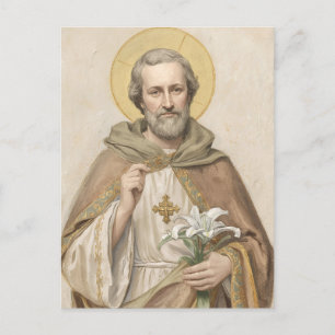 Postale Carte de prière funéraire Saint Joseph