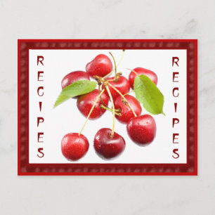 Postale Carte de recette