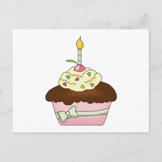 Postale Carte de recette Cupcake Brown