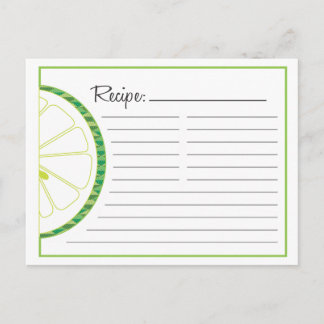 Postale Carte de recette de chaux