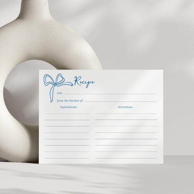 Postale Carte de recette de douche nuptiale Dolce Vita (Créateur téléchargé)