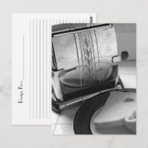 Carte de recette de grille-pain vintage Carte post