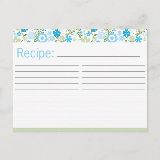 Postale Carte de recette Fête des mariées (Devant)
