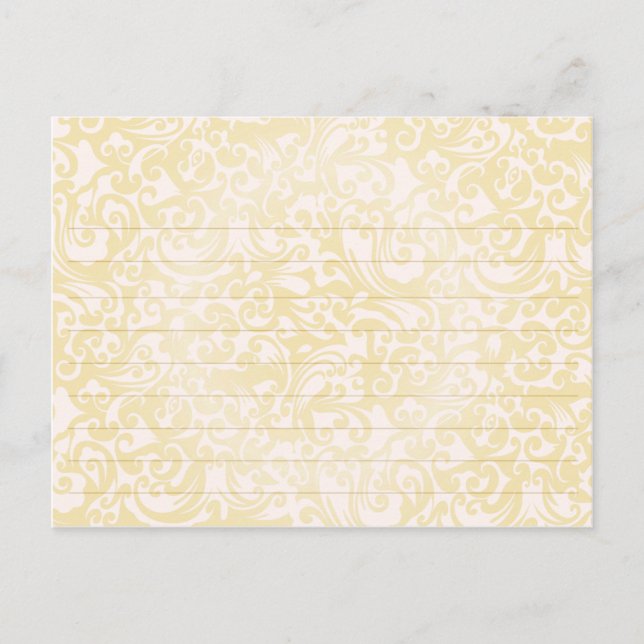 Postale Carte de recette mariage (Devant)