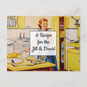 Postale Carte de recette Mariage rétroactive