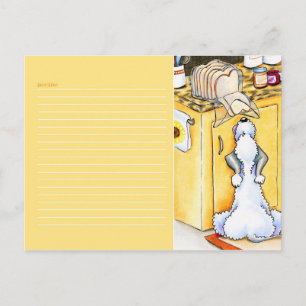 Postale Carte de recette Pain du Ciel Jaune