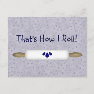 Postale Carte de recette That's How I Roll