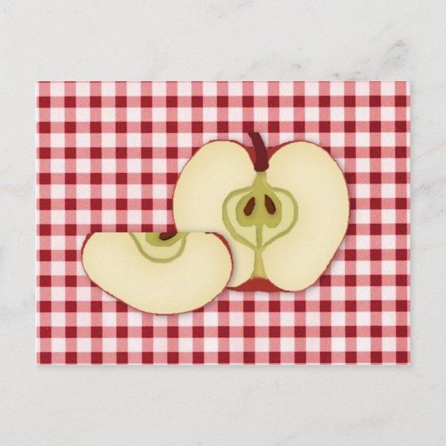Postale Carte de recettes Apple (Devant)