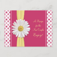 Carte de recettes Daisy & Pois pour le nouveau cou