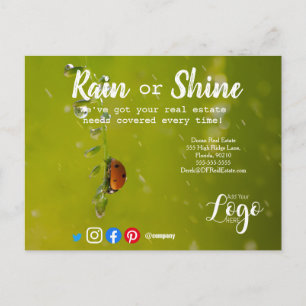 Postale Carte de recommandation de client pour l'agence im