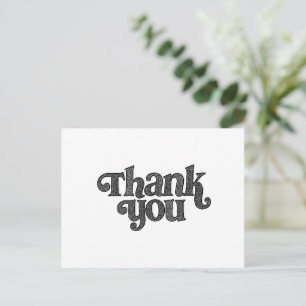 Postale Carte de remerciement