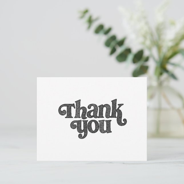 Postale Carte de remerciement (Debout devant)