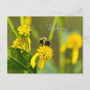 Postale Carte de remerciement Bumblebee