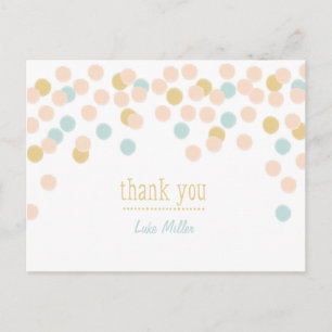 Postale Carte de remerciement Confiture Pastel Aquarelle 