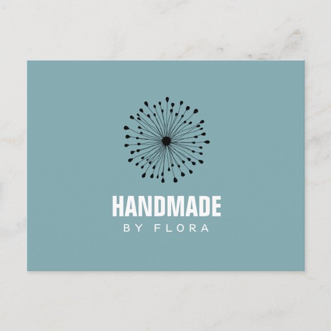 Postale Carte de remerciement créative moderne artisanale (Devant)