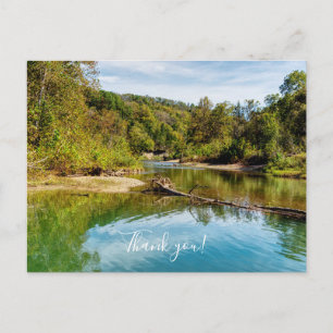 Postale Carte de remerciement d'automne de Bryant Creek