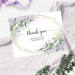 Postale Carte de remerciement de Baby Shower de mariage gé