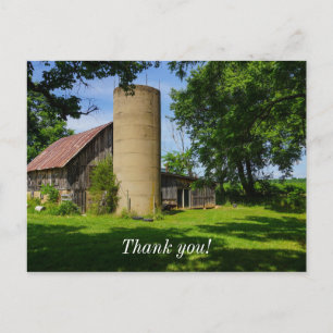 Postale Carte de remerciement de la Ferme Familiale