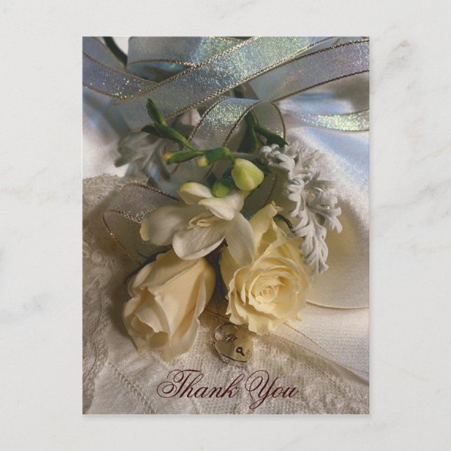 Postale Carte de remerciement de mariage (Devant)