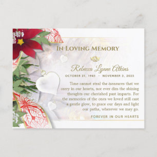 Postale Carte de remerciement de sympathie pour les fêtes