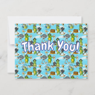 Postale Carte de remerciement des aventures de Nae Nae et